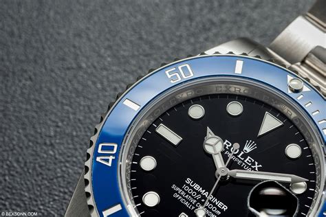 rolex oyster perpetual submariner date 18k white gold|Rolex Submariner Date 41mm oystersteel.